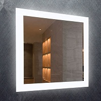 Bathroom mirror with LED lights