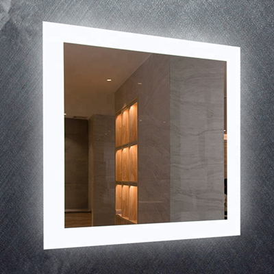 Luxury led illuminated bathroom mirror