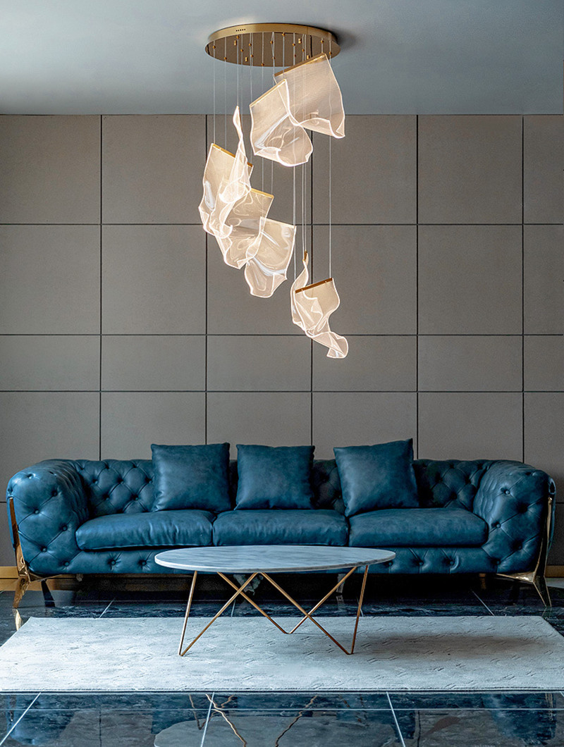 Modern living room chandelier