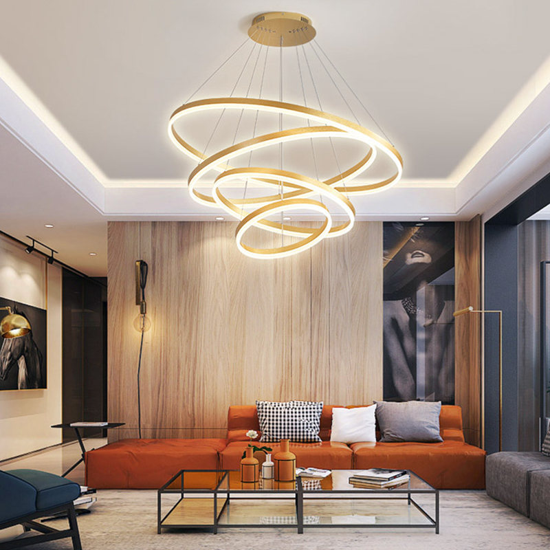 Living room modern chandelier