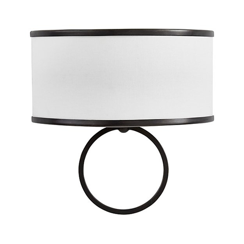 Flush mount wall sconce
