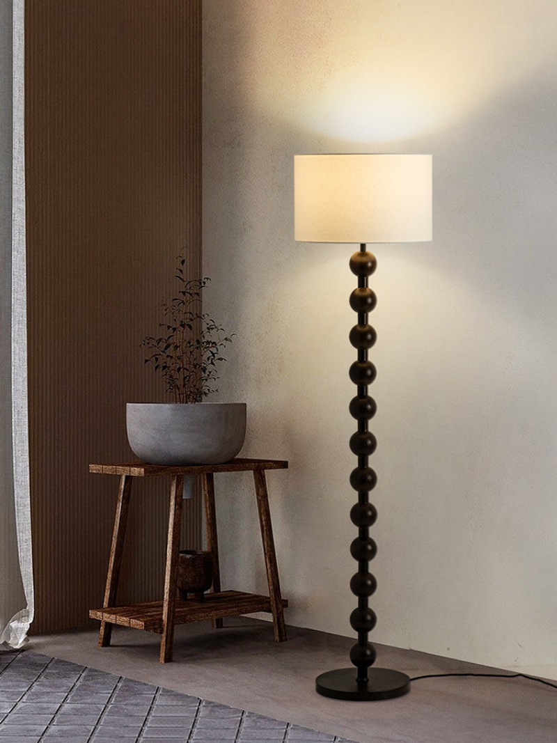 Holz-Stehlampe für Wohnzimmer