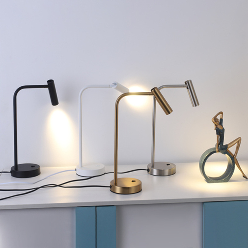 Brass LED desk lamp