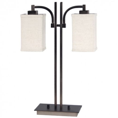 Two light table lamp