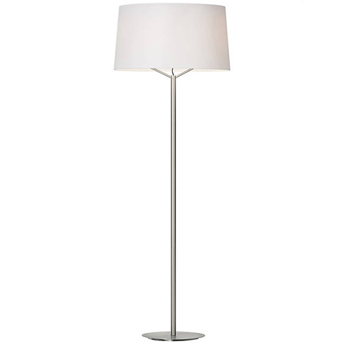 Floor lamp with large shade